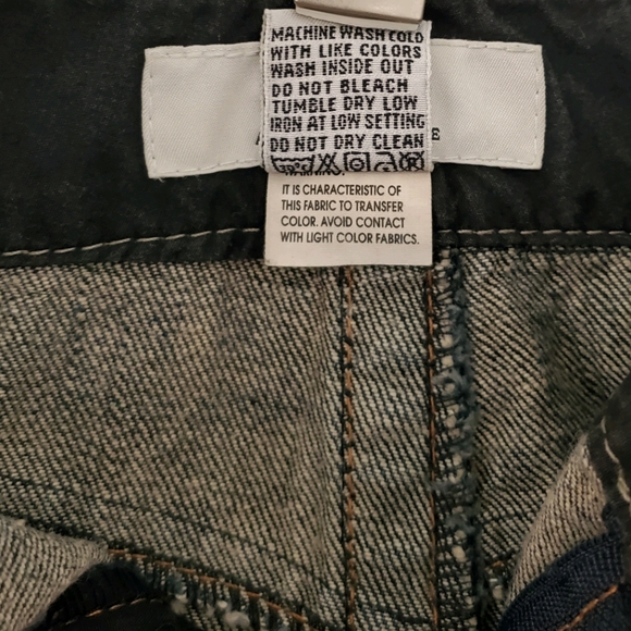 Armani Exchange Y2K Denim Kick Pleat Pencil Skirt - Picture 8 of 9